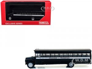 Prisoner Transport Bus Black (HO) Plastic