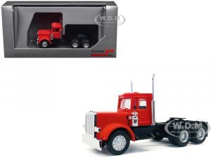 Peterbilt Short Day Cab with Updated Grill Red (HO) Plastic