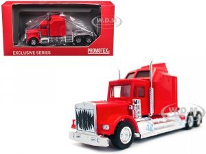Kenworth W900 with Extra Large Sleeper Red (HO) Plastic