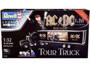 Level 3 Model Kit Kenworth Tour Truck AC DC Rock or Bust  Scale Model by Revell