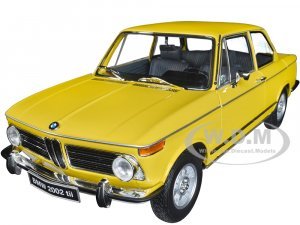 BMW 2002 tii Yellow with Black Stripes