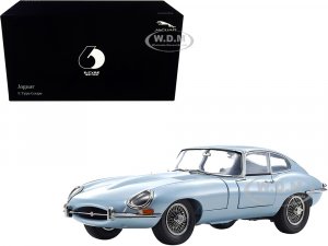 Jaguar E-Type Coupe RHD (Right Hand Drive) Silver Blue Metallic E-Type 60th Anniversary (1961-2021)