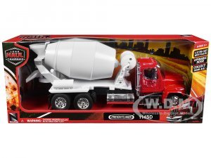Freightliner 114SD Cement Mixer Red and White Long Haul Truckers Series