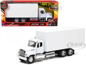 Freightliner 114SD Box Truck White Long Haul Trucker Series