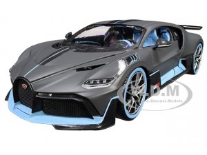 Bugatti Divo Matt Gray with Blue Accents