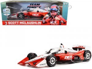 Dallara IndyCar #3 Scott McLaughlin DEX Imaging Team Penske (Road Course Configuration) NTT IndyCar Series First Win Firestone Grand Prix of St. Petersburg (2022)