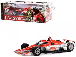 Dallara IndyCar #8 (Raced Version) Marcus Ericsson Huski Chocolate Chip Ganassi Racing Champion Indianapolis 500 (2022)