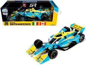 Dallara IndyCar #29 Devlin DeFrancesco WOOOOO Energy Andretti Steinbrenner Autosport (Road Course Configuration) NTT IndyCar Series (2023)