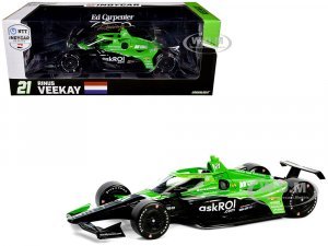 Dallara IndyCar #21 Rinus VeeKay Risk On International Ed Carpenter Racing NTT IndyCar Series (2024)