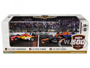 108th Indianapolis 500 (2024) Podium Set of 3 IndyCars