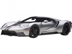 2017 Ford GT Ingot Silver Metallic with Black Stripes
