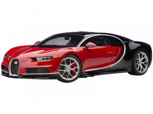 Bugatti Chiron Italian Red and Nocturne Black