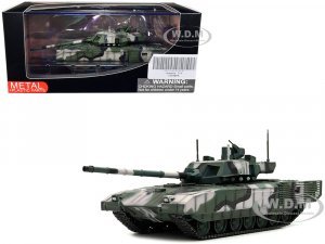 Russian T14 Armata MBT (Main Battle Tank) Multi-Woodland Camouflage Armor Premium Series 1/72