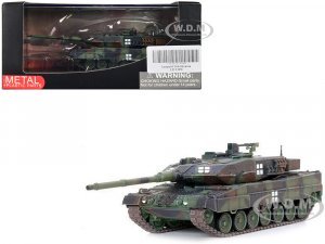 Leopard 2A6 Main Battle Tank Green Camouflage Ukrainian Army Armor Premium Series
