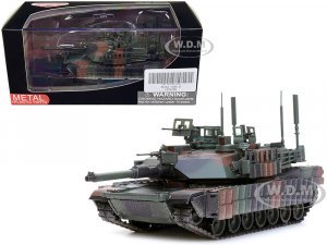 General Dynamics M1A2 Abrams TUSK II MBT (Main Battle Tank) NATO Camouflage Armor Premium Series 1/72