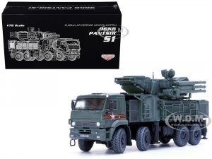 Pantsir S1 96K6 Self-Propelled Air Defense Weapon System Victory Day Parade Russian Army Armor Premium Series 1/72