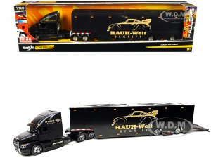 Mack Anthem Enclosed Car Transporter RAUH-Welt BEGRIFF (RWB) Matt Black Custom Haulers Series