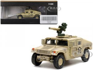M1046 HUMVEE Tow Missile Carrier Desert Camouflage E Troop 9th Regiment 2nd Brigade Combat Team 3rd Infantry Division (Mechanized) Iraq (2003) Military Miniature Series