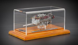 Engine with Display Showcase from 1960 Maserati Tipo 61 Birdcage