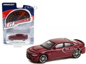 2017 Dodge Charger R/T Scat Pack Octane Red Metallic Greenlight Muscle Series 26