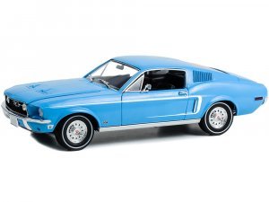 1968 Ford Mustang Fastback Sierra Blue Ford Rainbow Of Colors - West Coast USA Special Edition Mustang