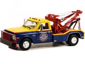 1969 Chevrolet C-30 Dually Wrecker Tow Truck Chevrolet Super Service Yellow and Blue