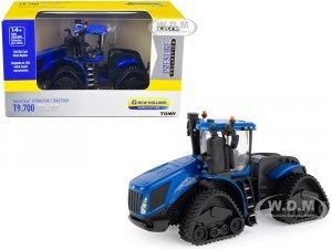 New Holland T9.700 SmartTrax II Tractor with Tracks Blue with PLM Intelligence