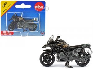 BMW R1250 GS LCI Motorcycle Black and Gray