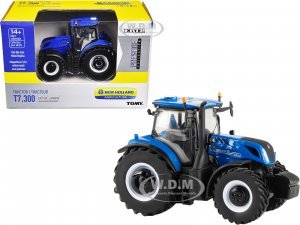 New Holland Genesis T7.300 PLM Tractor Blue New Holland Agriculture - Prestige Collection