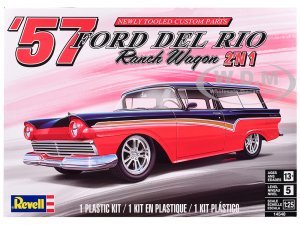 Level 5 Model Kit 1957 Ford Del Rio Ranch Wagon 2-in-1 Kit Scale Model by Revell