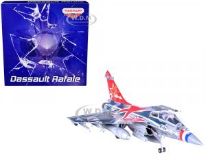 Dassault Rafale C Fighter Jet Regiment de Chasse 2/30 Normandie-Niemen 75th Anniversary Edition with Missile Accessories Panzerkampf Wing Series 1/72 Scale Model by Panzerkampf