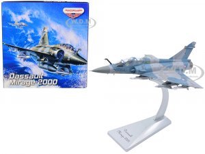 Dassault Mirage 2000B Fighter Plane Blue Camouflage with Missile Accessories Wing Series 1/72
