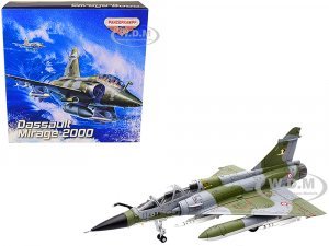 Dassault Mirage 2000N Fighter Plane Camouflage French Air Force - ArmÃ©e de lâ€™Air with Missile Accessories Wing Series 1/72