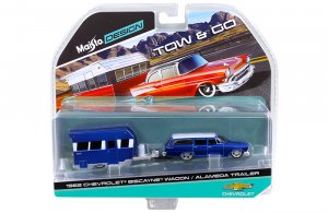 1962 Chevrolet Biscayne Wagon with Alameda Trailer Blue Tow & Go