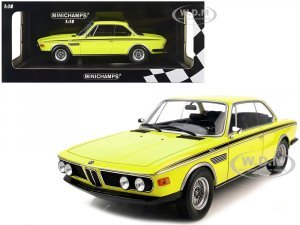 1971 BMW 3.0 CSL Yellow with Black Stripes