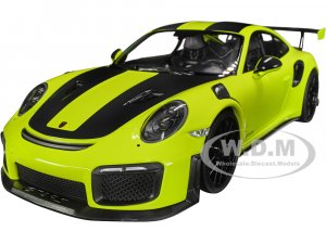 2018 Porsche 911 GT2RS (991.2) Weissach Package Bright Green with Carbon Stripes and Black Magnesium Wheels