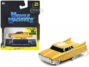 Gene Winfieldâ€™s 1961 Cadillac Maybelline Yellow Metallic with White Stripes