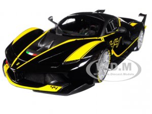 Ferrari FXX-K #44 Black with Yellow Stripes Signature Series