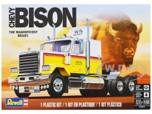 Level 4 Model Kit 1978 Chevrolet Bison Truck Tractor  Scale Model by Revell