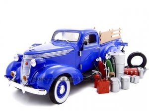 1937 Studebaker Pickup Truck Blue With Accessories