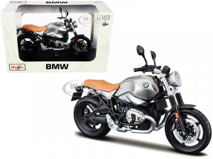 BMW R nineT Scrambler Metallic Gray with Plastic Display Stand