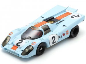 Porsche 917K #2 Pedro Rodriguez - Jackie Oliver J.W. Automotive Engineering Winner 24 Hours of Daytona (1971) with Acrylic Display Case