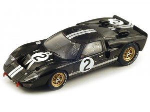 Ford MK 2 #2 Bruce McLaren - Chris Amon Shelby American Winner 24 Hours of Le Mans (1966) with Acrylic Display Case