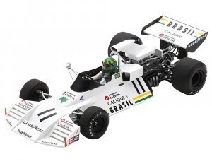 Brabham BT42 #11 Wilson Fittipaldi Formula One F1 Monaco GP (1973) with Acrylic Display Case