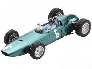 BRM P57 #6 Graham Hill Winner F1 Formula One Monaco GP (1963) with Driver Figure and Acrylic Display Case