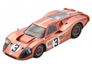 Ford GT40 MK IV #3 Mario Andretti - Lucien Bianchi 24 Hours of Le Mans (1967) with Acrylic Display Case