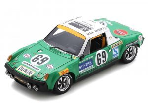 Porsche 914/6 #69 Gerd Quist - Dietrich Krumm Autohaus Max Moritz GmbH 24 Hours of Le Mans (1971) and Acrylic Display Case