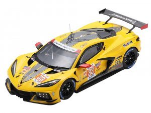 Chevrolet Corvette C8.R #33 Nicky Catsburg - Ben Keating - Nicolas Varrone Corvette Racing LMGTE Am Class Winner 24 Hours of Le Mans (2023) with Acrylic Display Case