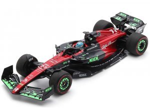 Alfa Romeo C43 #77 Valtteri Bottas F1 Team KICK Formula One F1 Belgian GP (2023) and Acrylic Display Case
