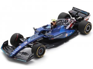 Williams FW45 #2 Logan Sargeant Williams Racing Formula One F1 United States GP (2023) and Acrylic Display Case